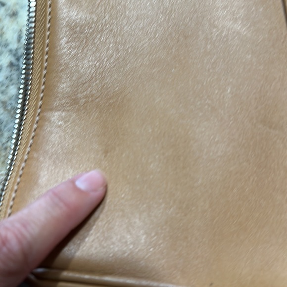 Coach Tan Leather Small Shoulder Bag Purse - Picture 12 of 14